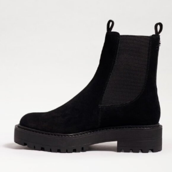 Sam Edelman Black Suede Laguna Chelsea Ankle Boot Size 5 - Picture 5 of 11